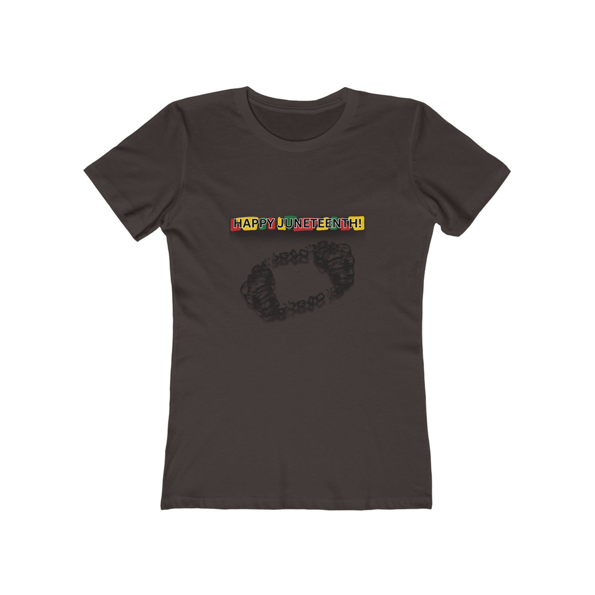 Chain Break Happy Juneteenth— Women’s Boyfriend Fit Celebration T-Shirt