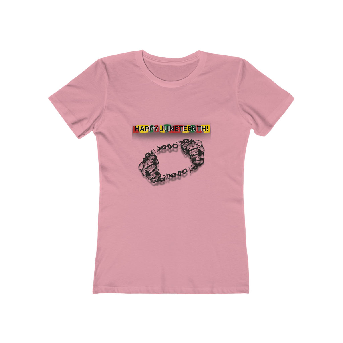 Chain Break Happy Juneteenth— Women’s Boyfriend Fit Celebration T-Shirt