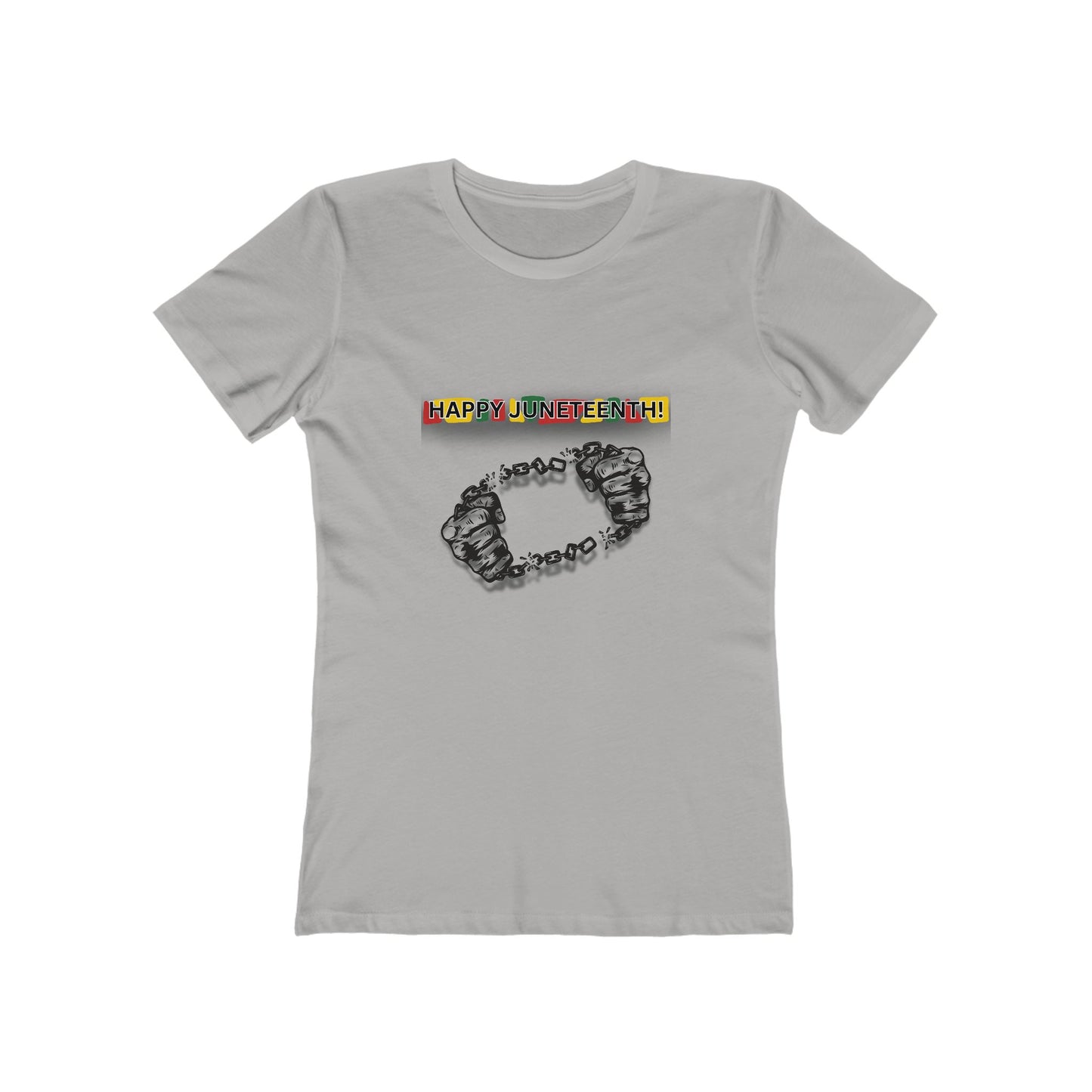 Chain Break Happy Juneteenth— Women’s Boyfriend Fit Celebration T-Shirt