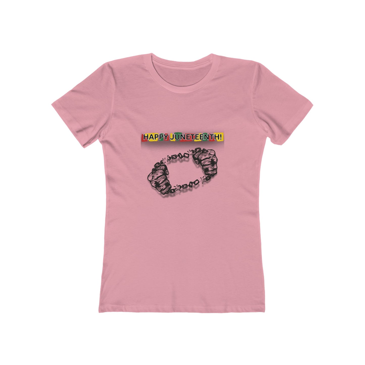 Chain Break Happy Juneteenth— Women’s Boyfriend Fit Celebration T-Shirt