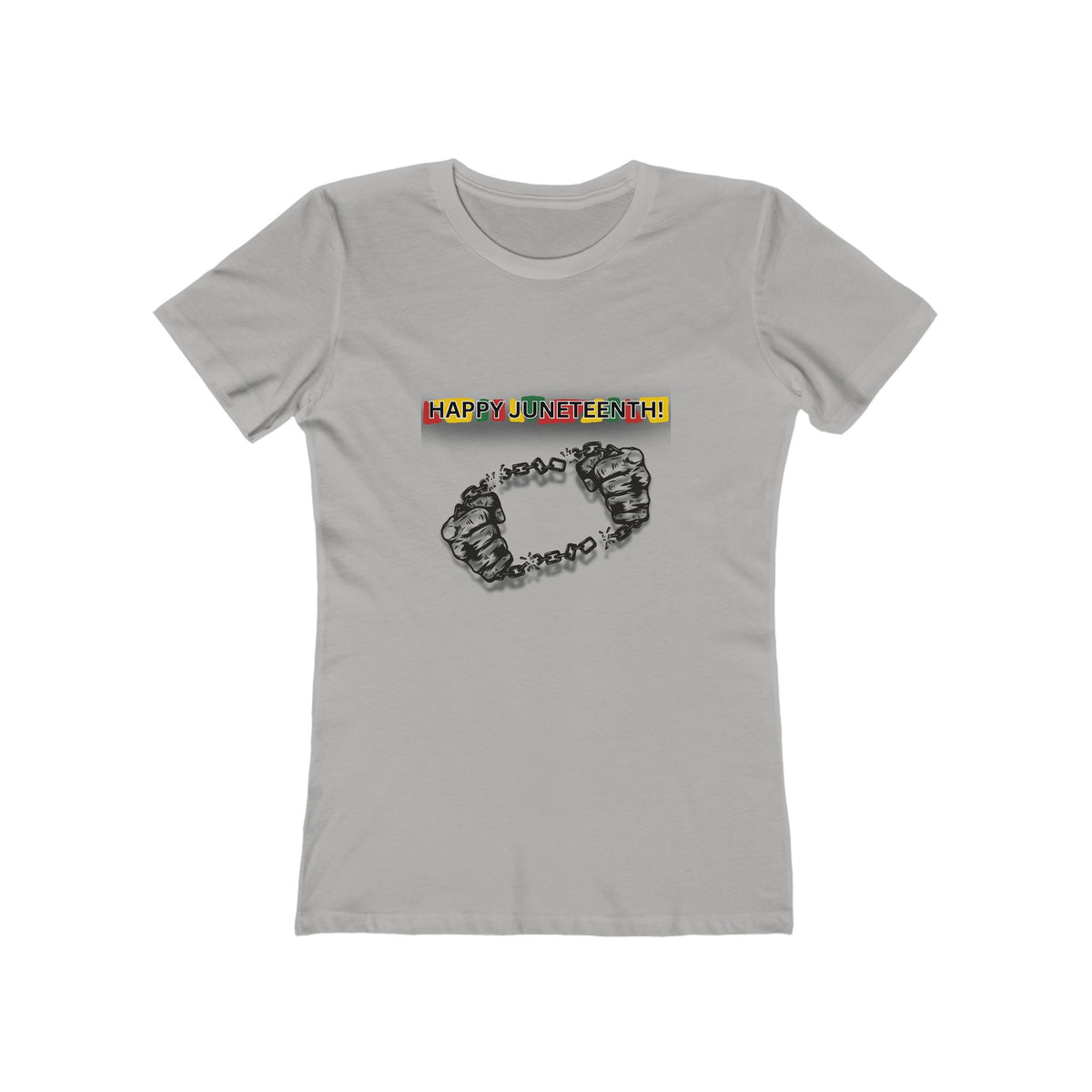Chain Break Happy Juneteenth— Women’s Boyfriend Fit Celebration T-Shirt