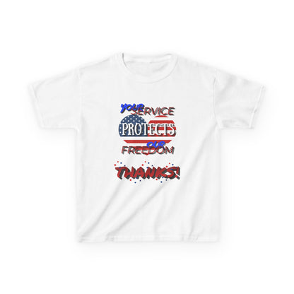 Thanks 4 Service Memorial Day Tee - G5000B Kids T-Shirt