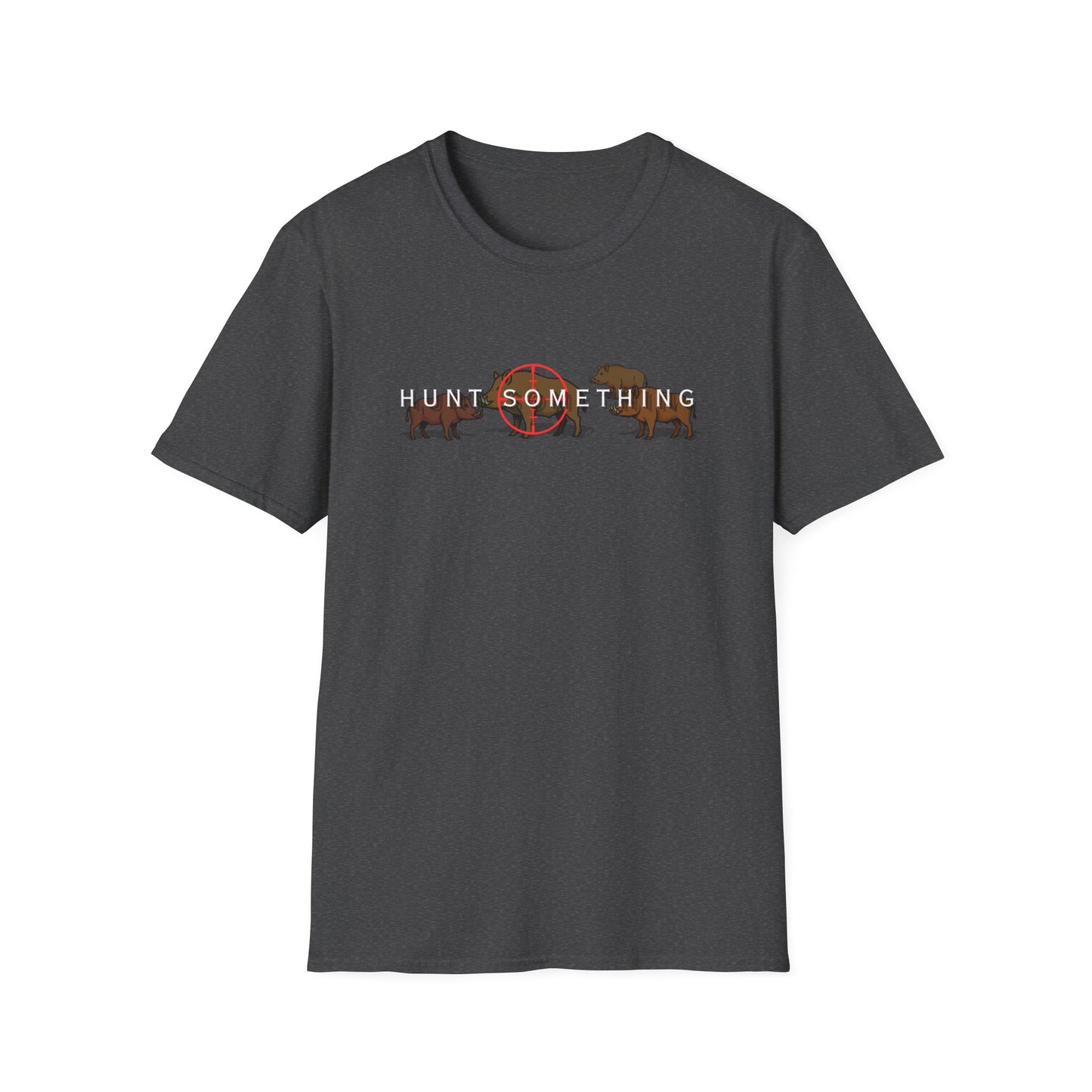 Hunt Something Wild Hog Tee - G64000 Unisex T- Shirt