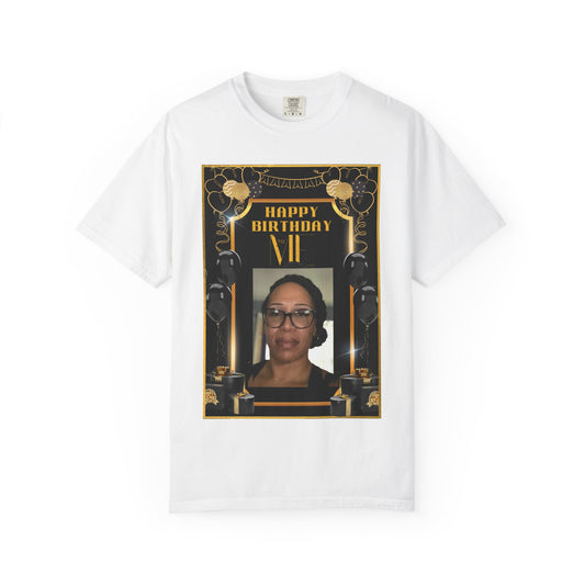 Black & Gold Bold Font Me B Day Personalize It! Tee - Unisex T-shirt