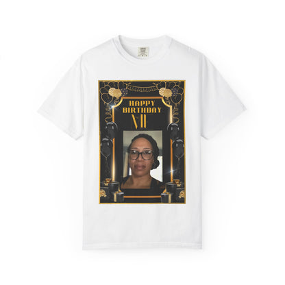 Black & Gold Bold Font Me B Day Personalize It! Tee - Unisex T-shirt