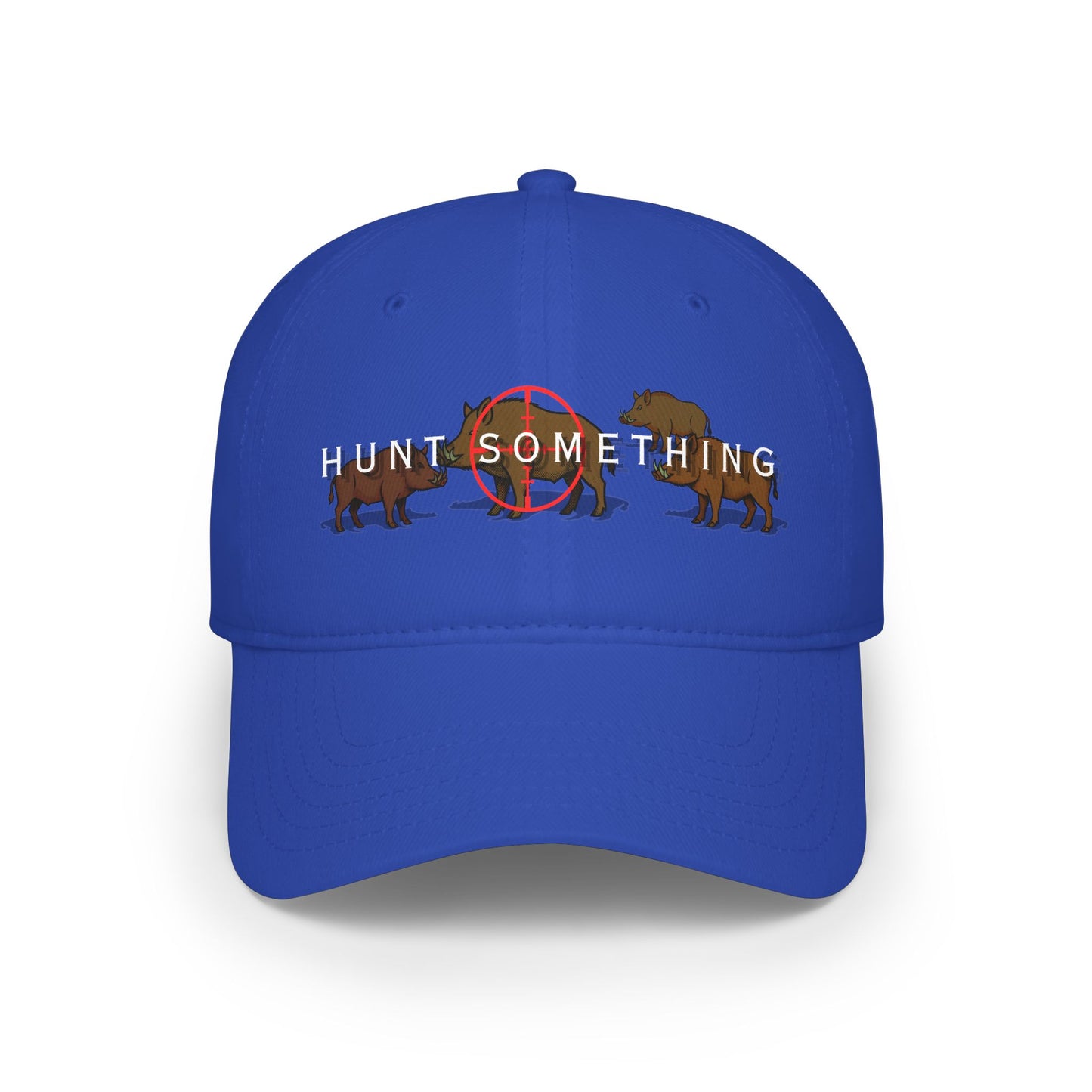 Unisex Hunt Something Boar Low-Profile Baseball Cap - Printed