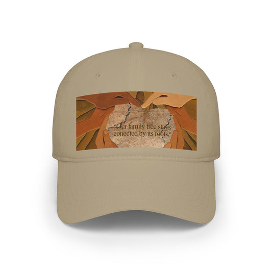 Unisex Family Leaf Low-Profile Baseball Cap - Printed