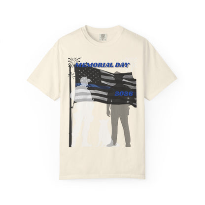 Memorial Day Police 26-Unisex T-shirt