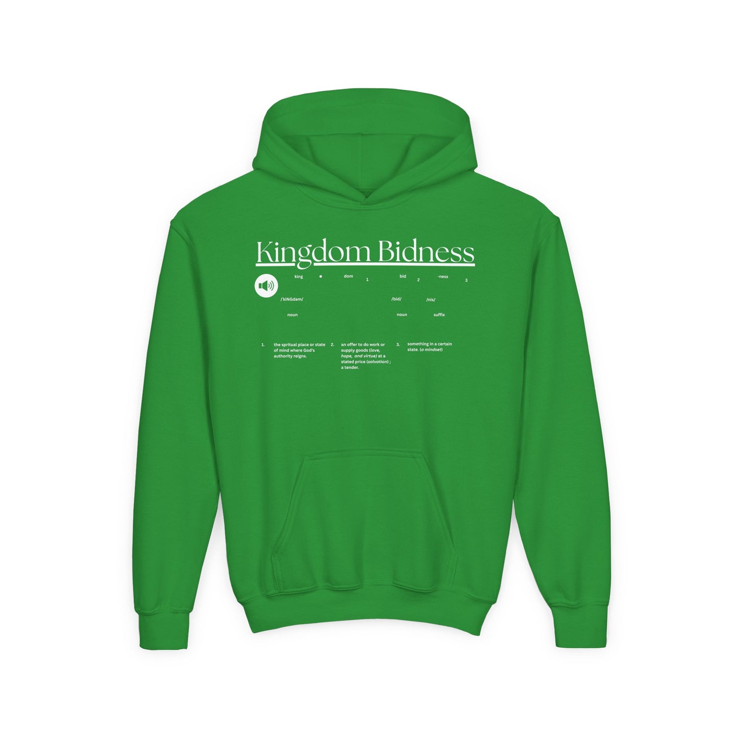 Kingdom - Kids/Youth Hoodie Gildan 18500B