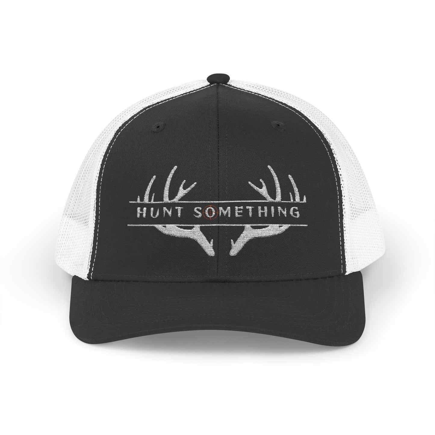 Unisex Hunt Something Deer Snapback Trucker Cap - Embroidered