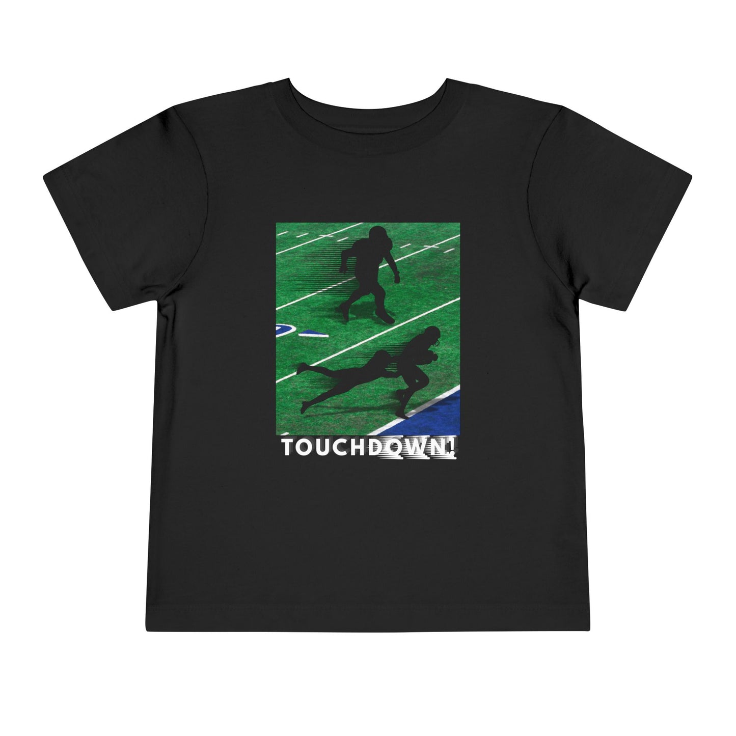 Touchdown Football Tee — Toddler Graphic T-Shirt
