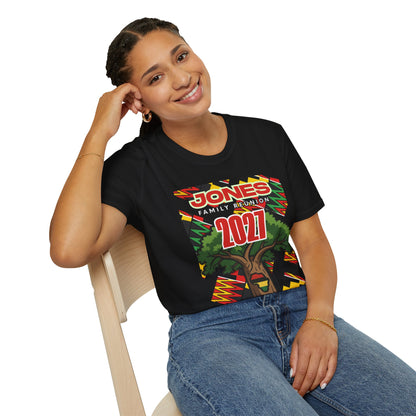 Jones Pan African FR Tee — Unisex Softstyle T-Shirt $16.47-$20.80