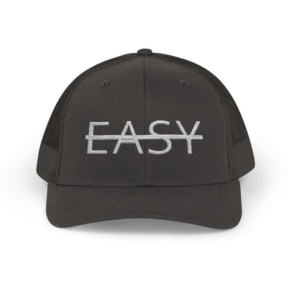 Unisex Not Easy Snapback Trucker Cap - Embroidered