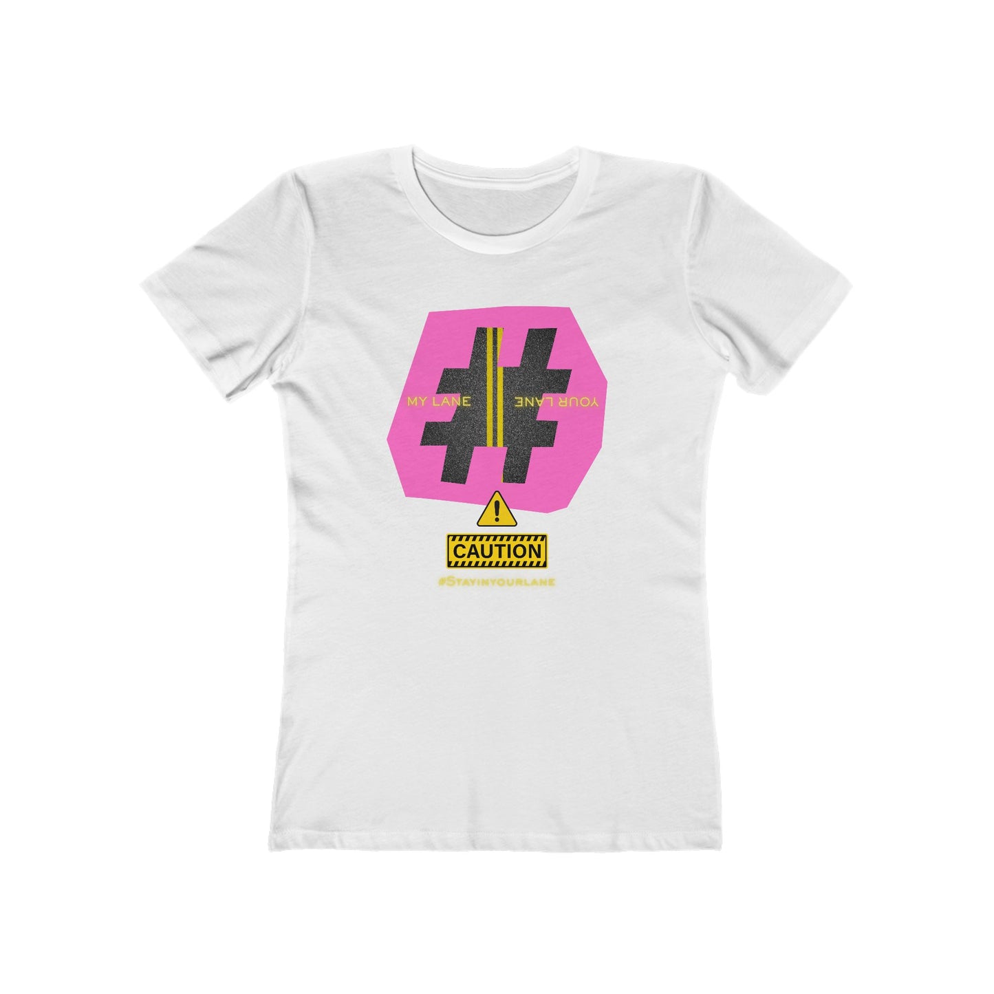Pink Lanes Tee - Women’s Boyfriend Fit Celebration T-Shirt