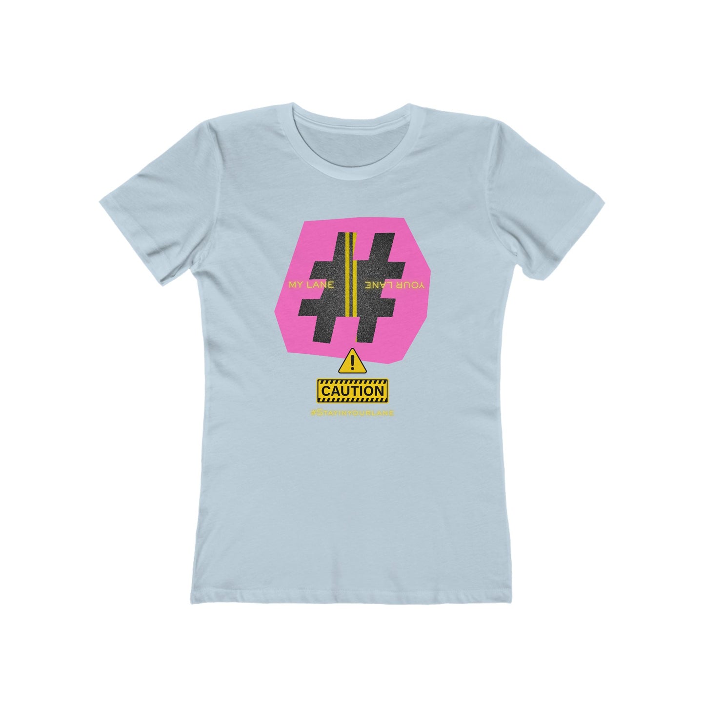 Pink Lanes Tee - Women’s Boyfriend Fit Celebration T-Shirt