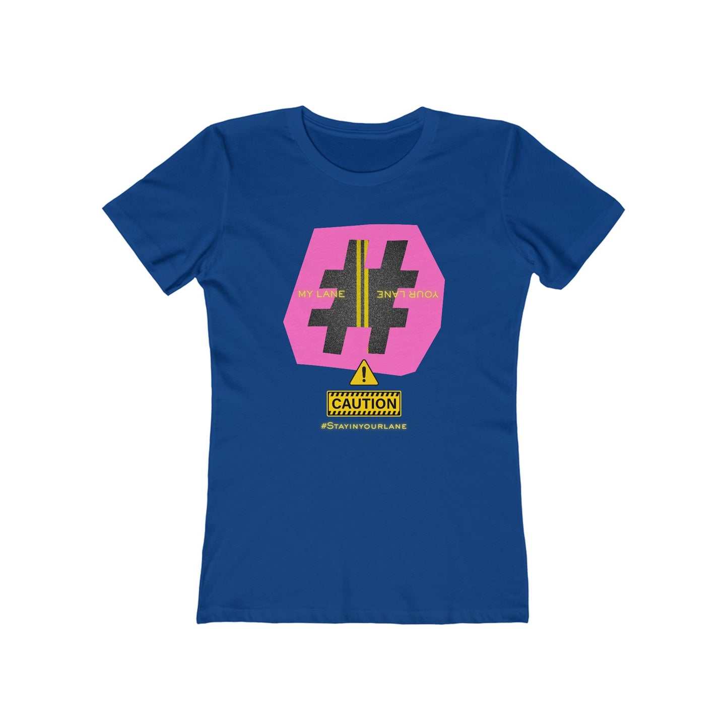 Pink Lanes Tee - Women’s Boyfriend Fit Celebration T-Shirt