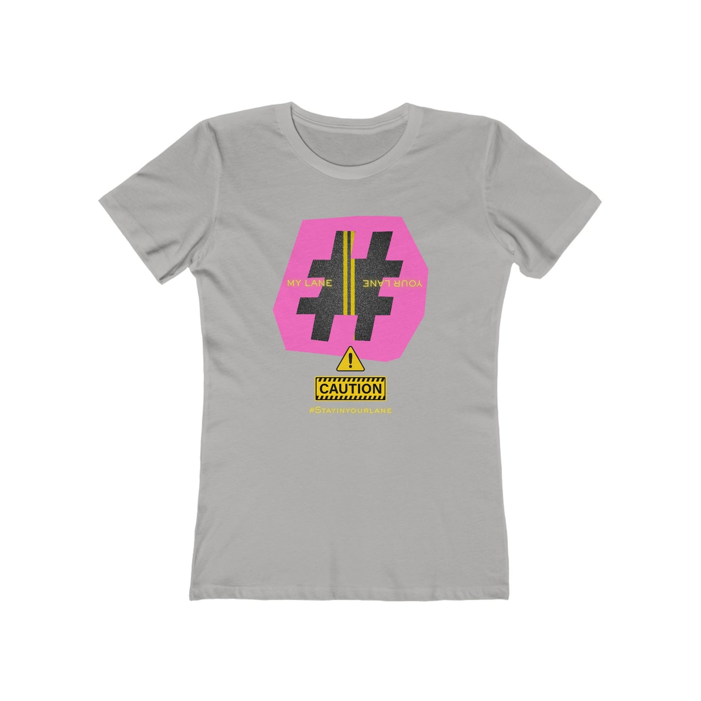 Pink Lanes Tee - Women’s Boyfriend Fit Celebration T-Shirt