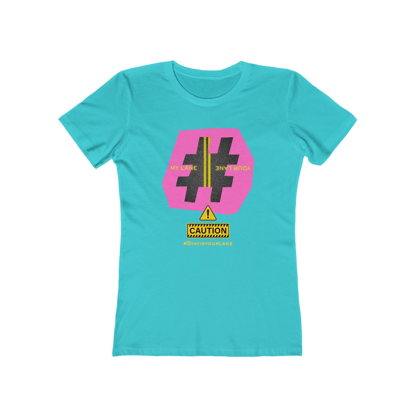 Pink Lanes Tee - Women’s Boyfriend Fit Celebration T-Shirt