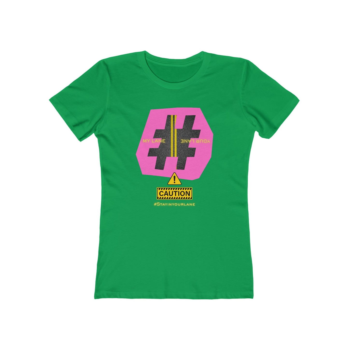 Pink Lanes Tee - Women’s Boyfriend Fit Celebration T-Shirt