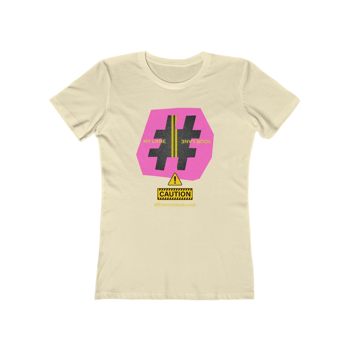 Pink Lanes Tee - Women’s Boyfriend Fit Celebration T-Shirt