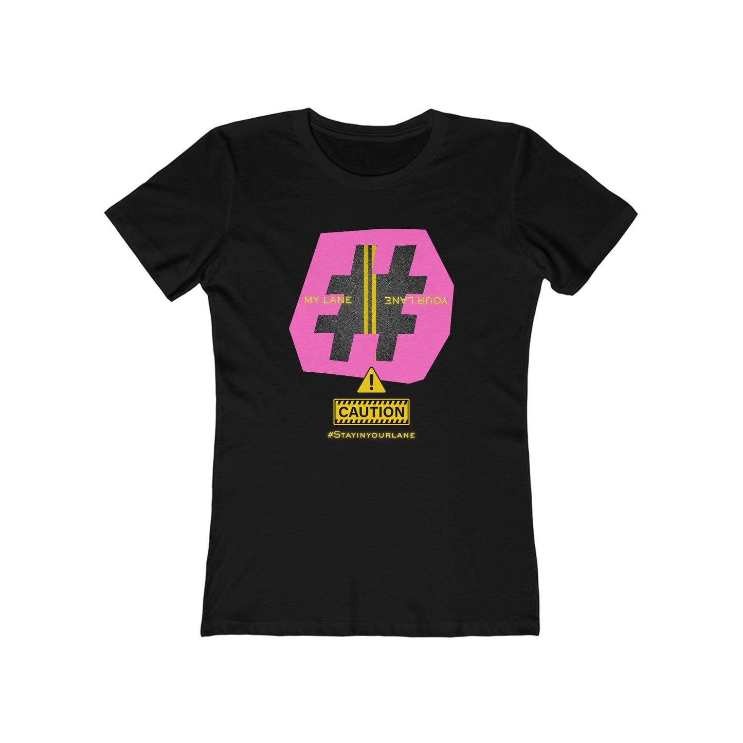 Pink Lanes Tee - Women’s Boyfriend Fit Celebration T-Shirt