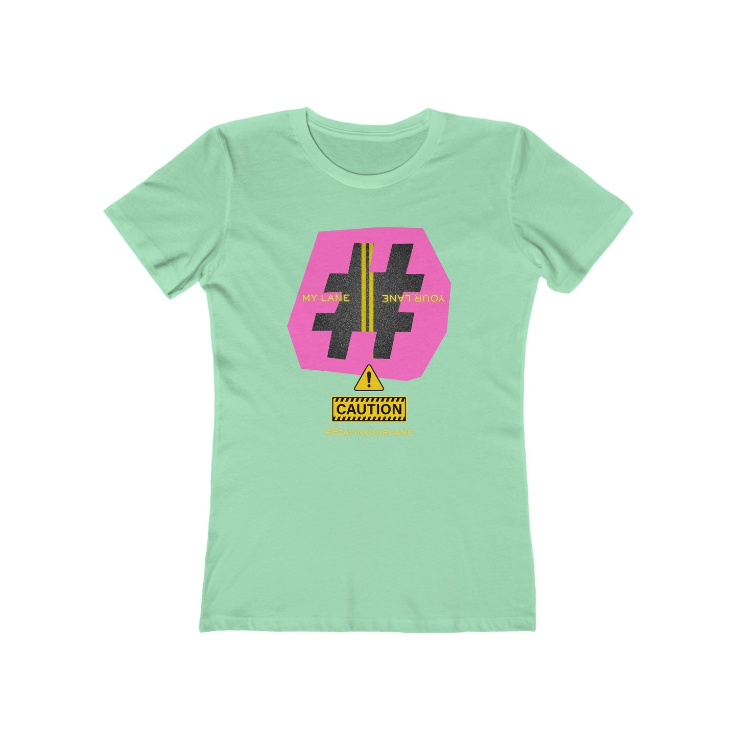 Pink Lanes Tee - Women’s Boyfriend Fit Celebration T-Shirt