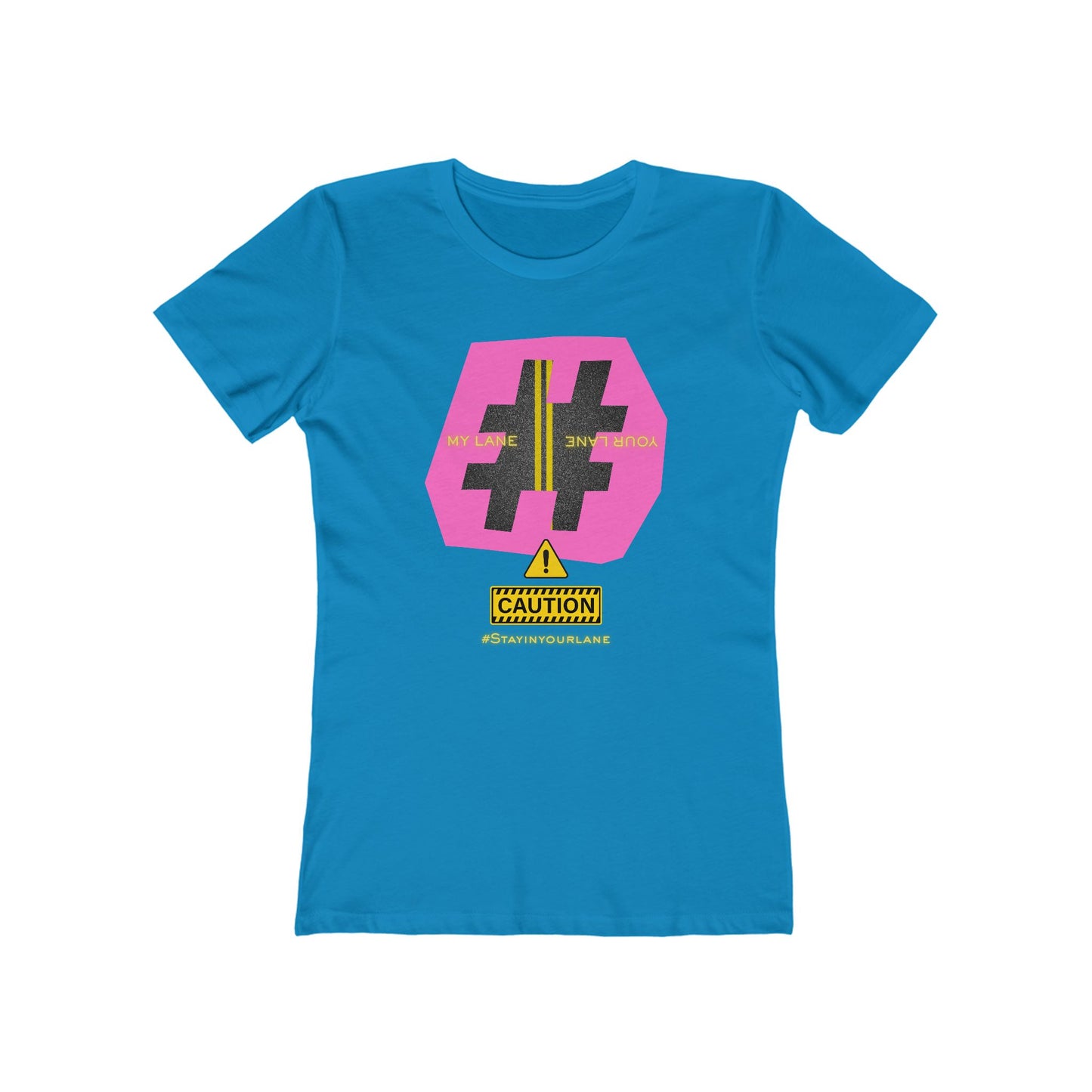 Pink Lanes Tee - Women’s Boyfriend Fit Celebration T-Shirt