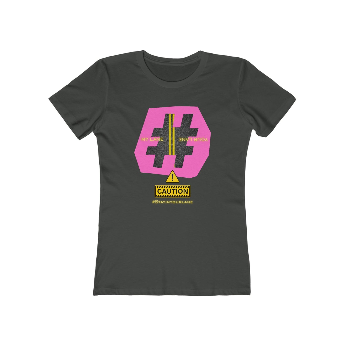 Pink Lanes Tee - Women’s Boyfriend Fit Celebration T-Shirt