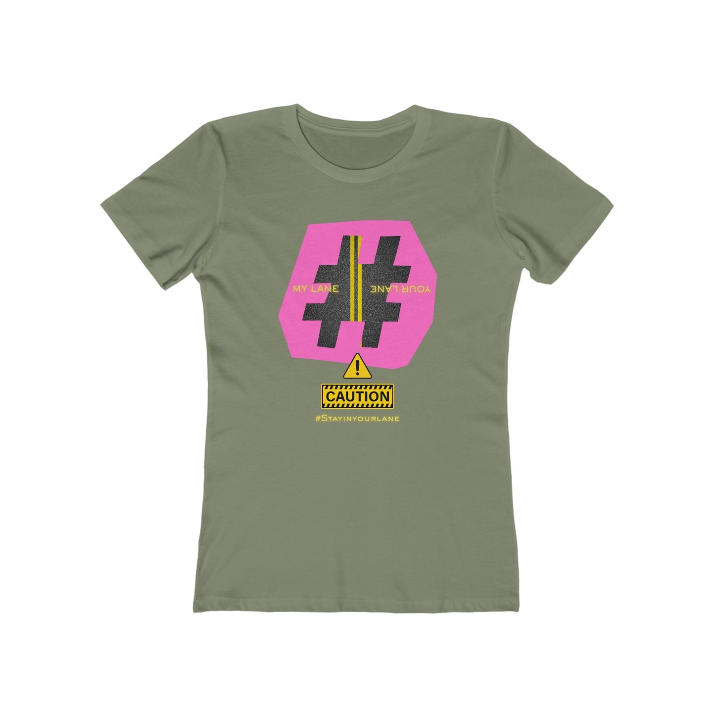 Pink Lanes Tee - Women’s Boyfriend Fit Celebration T-Shirt
