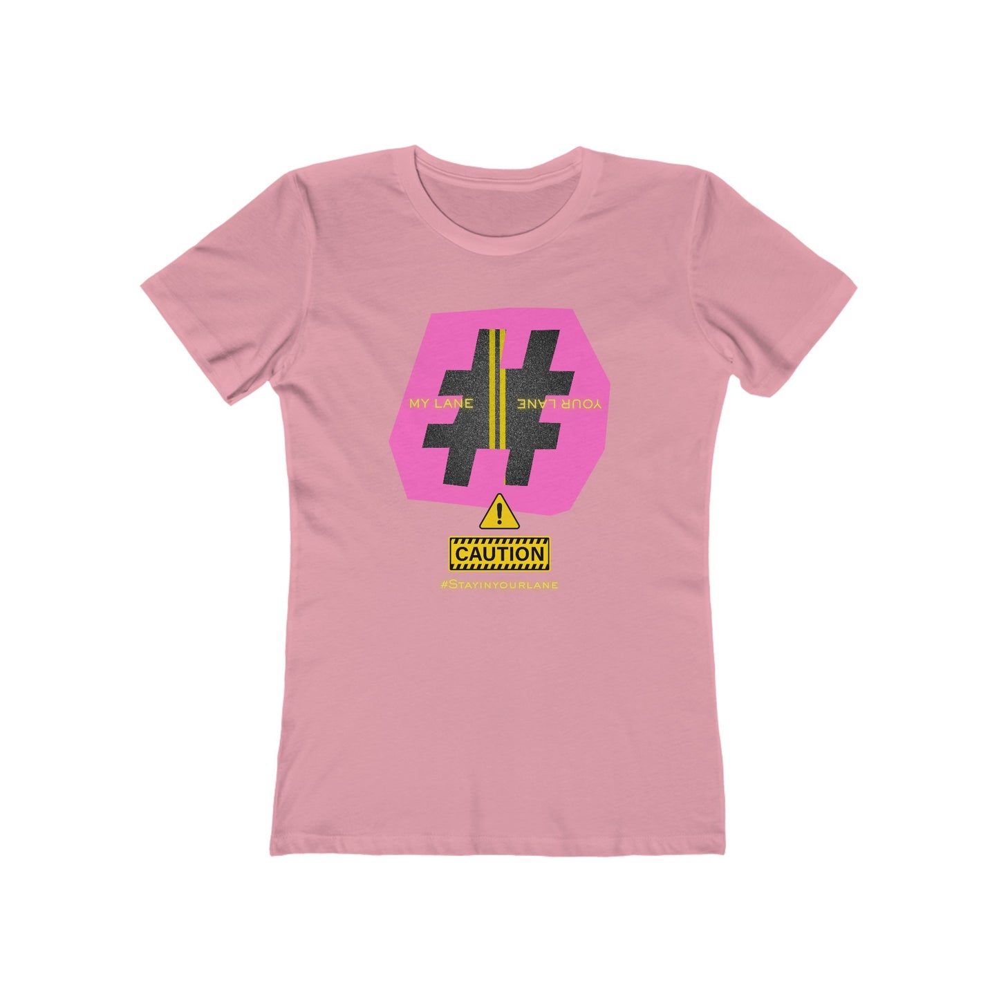 Pink Lanes Tee - Women’s Boyfriend Fit Celebration T-Shirt