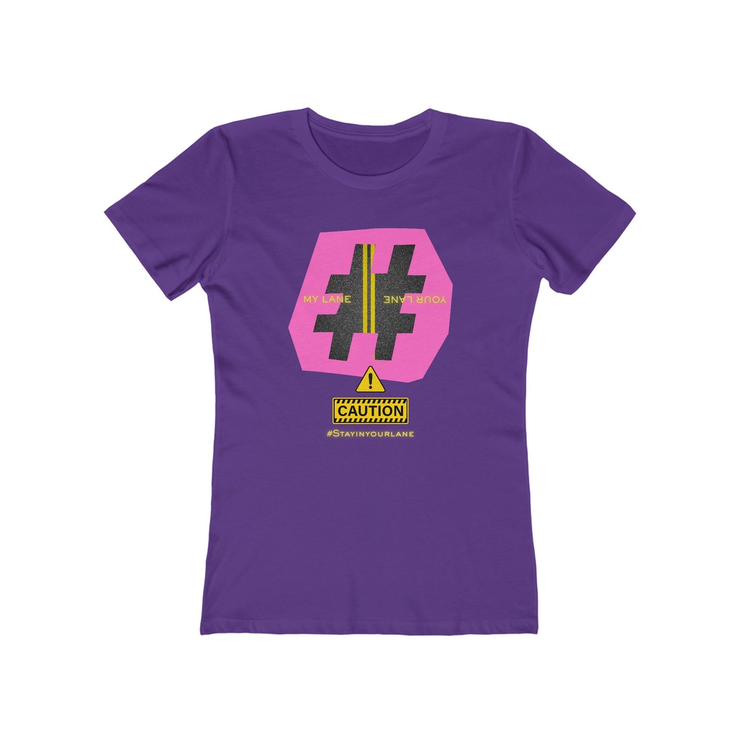 Pink Lanes Tee - Women’s Boyfriend Fit Celebration T-Shirt