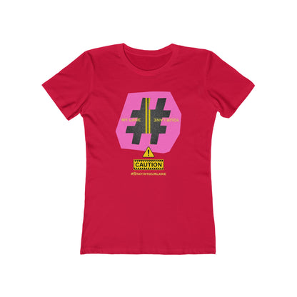 Pink Lanes Tee - Women’s Boyfriend Fit Celebration T-Shirt