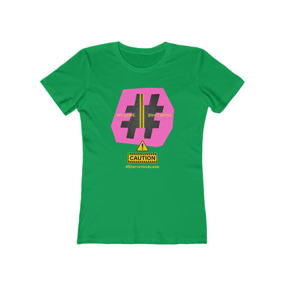Pink Lanes Tee - Women’s Boyfriend Fit Celebration T-Shirt