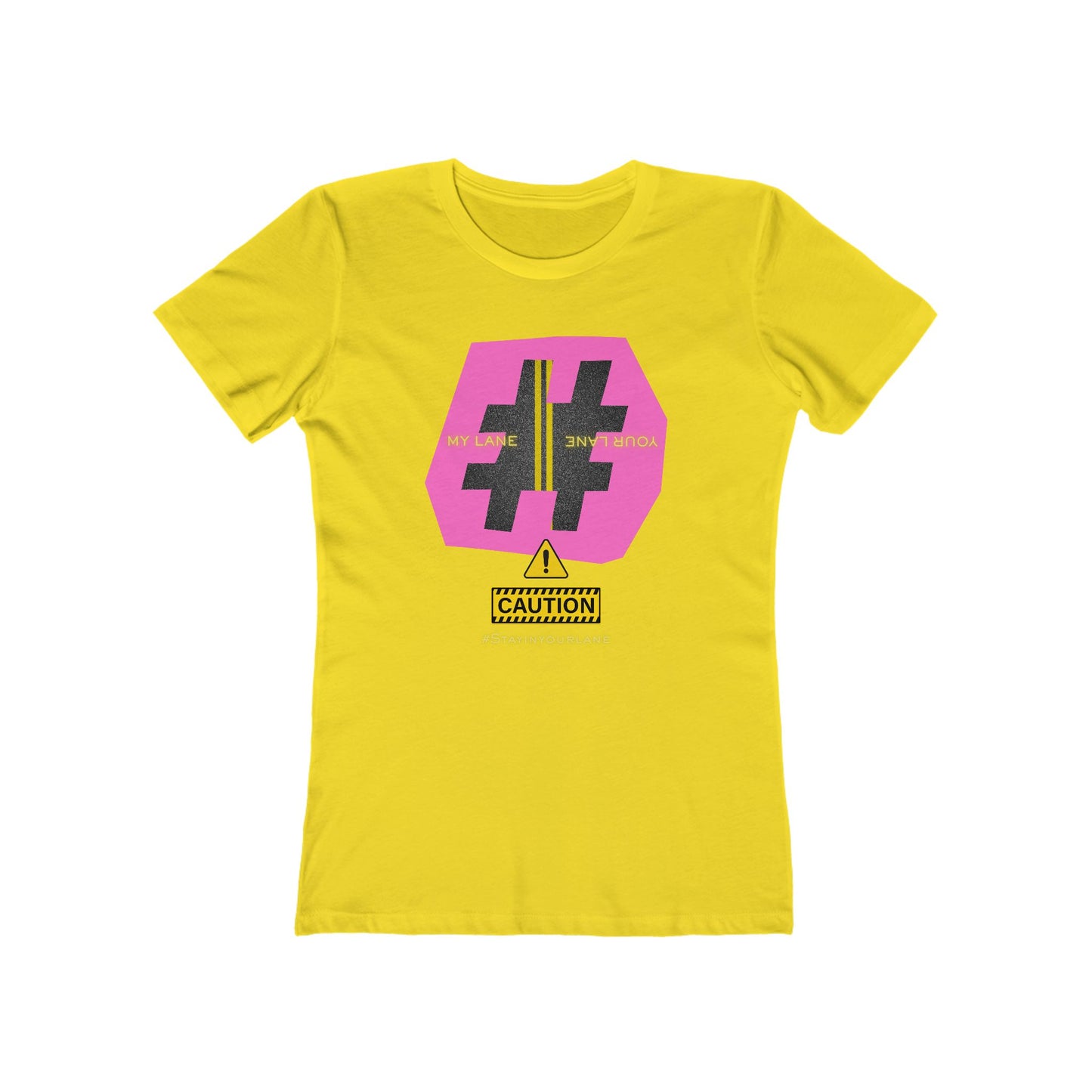 Pink Lanes Tee - Women’s Boyfriend Fit Celebration T-Shirt