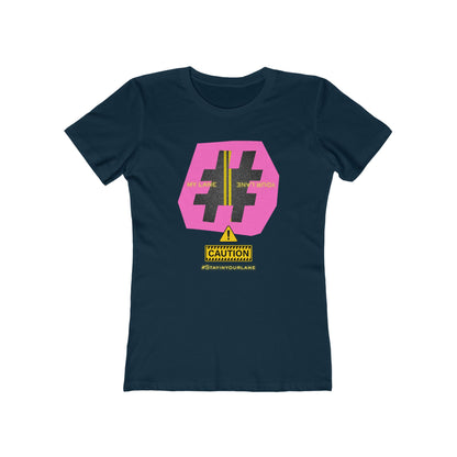 Pink Lanes Tee - Women’s Boyfriend Fit Celebration T-Shirt