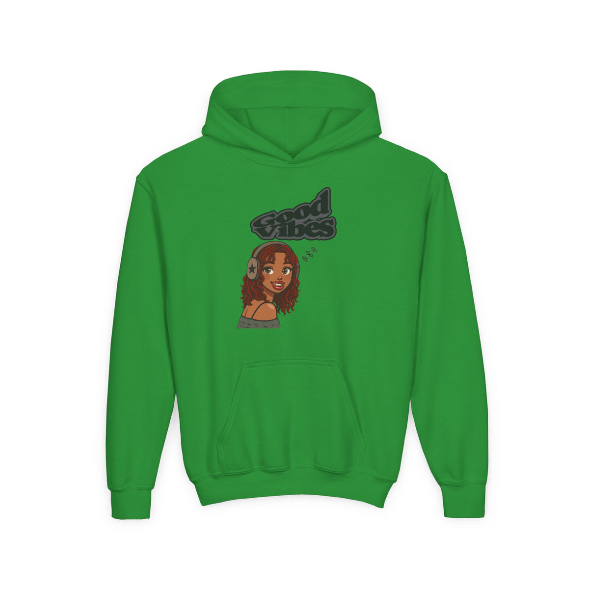 Her Cool Vibes - Kids/Youth Hoodie Gildan 18500B