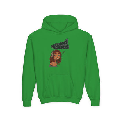 Her Cool Vibes - Kids/Youth Hoodie Gildan 18500B
