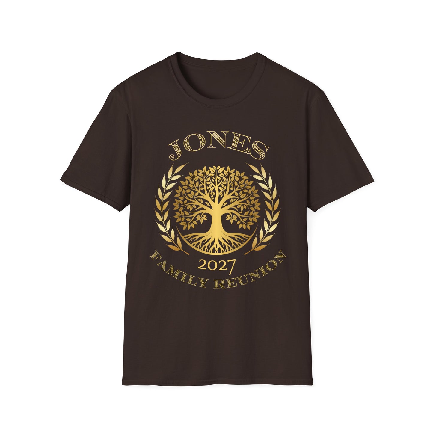 Gold Jones FR Tee — Unisex Softstyle T-Shirt $16.47-$20.80