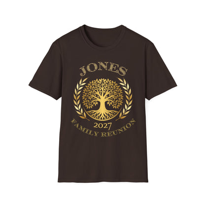Gold Jones FR Tee — Unisex Softstyle T-Shirt $16.47-$20.80