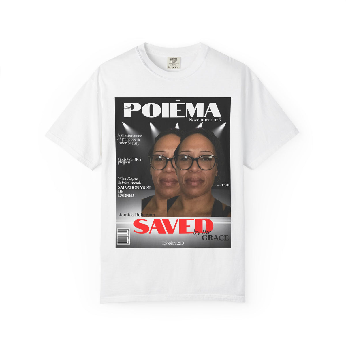 Personalize It! God's Poiema Magazine Tee - Unisex CC1717 T-shirt