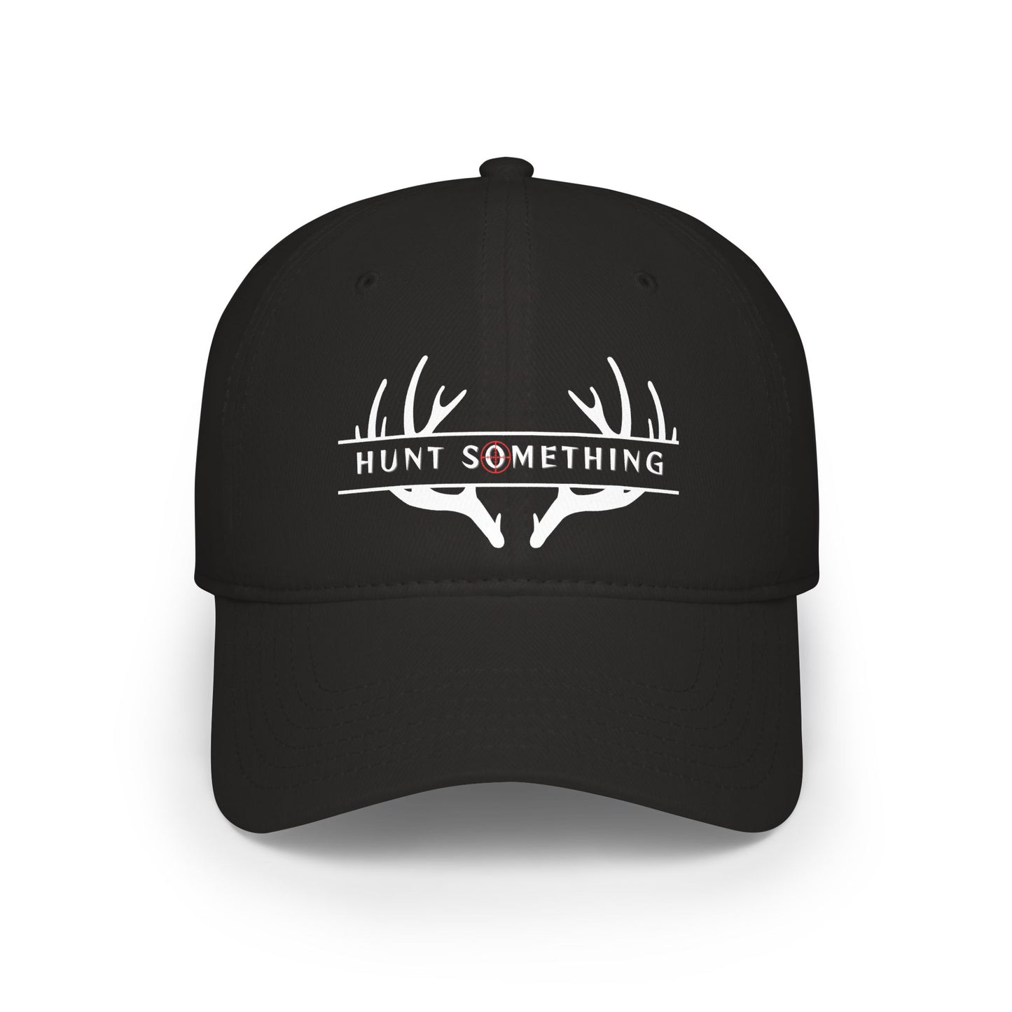 Unisex Hunt Something Deer Low-Profile Baseball Cap - Printed