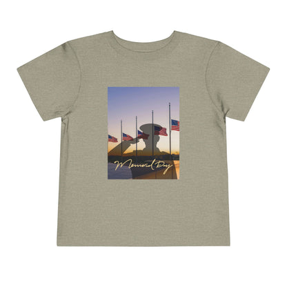 Half Mast Memorial Day Tee — Toddler Graphic T-Shirt