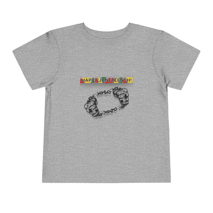 Chain Break Happy Juneteenth Tee — Toddler Graphic T-Shirt