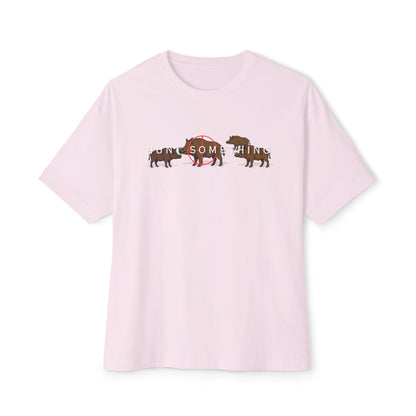 Hunt Something Wild Hog Tee – Oversized Box Graphic T-Shirt