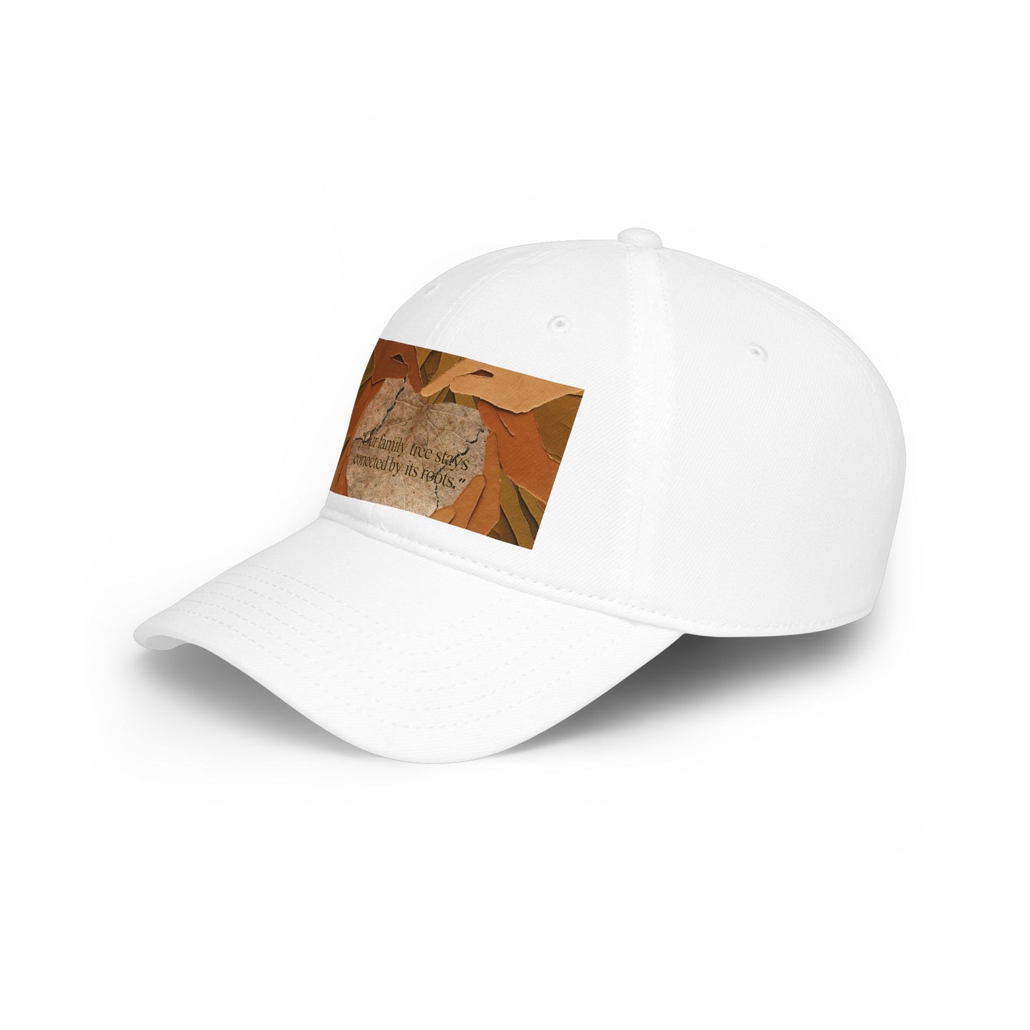 Unisex Family Leaf Low-Profile Baseball Cap - Printed
