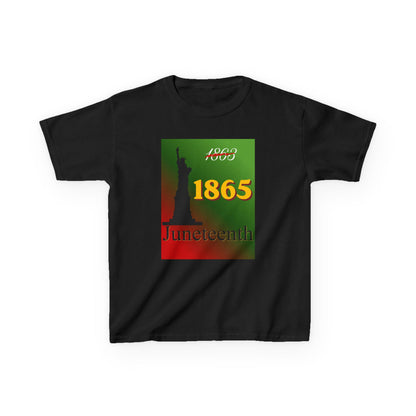 1863 1865 Liberty Juneteenth Tee — Youth Graphic T-Shirt