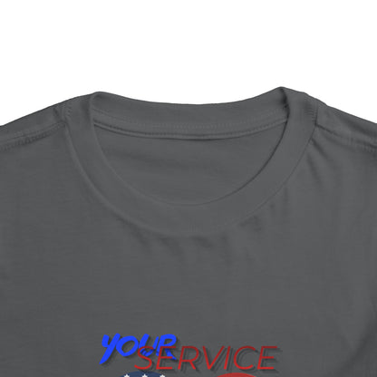Thanks 4 Service Memorial Day — Toddler Graphic T-Shirt