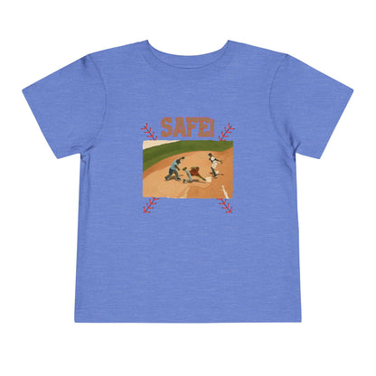 Safe Baseball Tee - Toddler Graphic T-Shirt