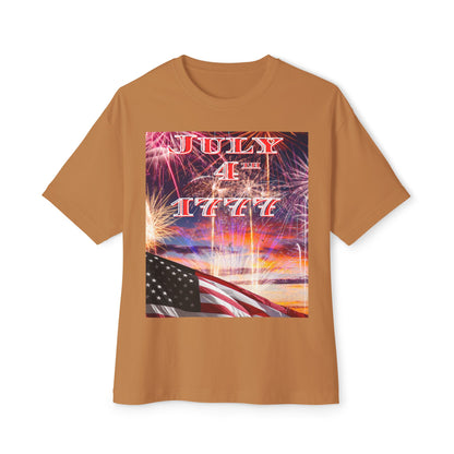 July 4th 1777 Tee – Oversized Box Graphic T-Shirt