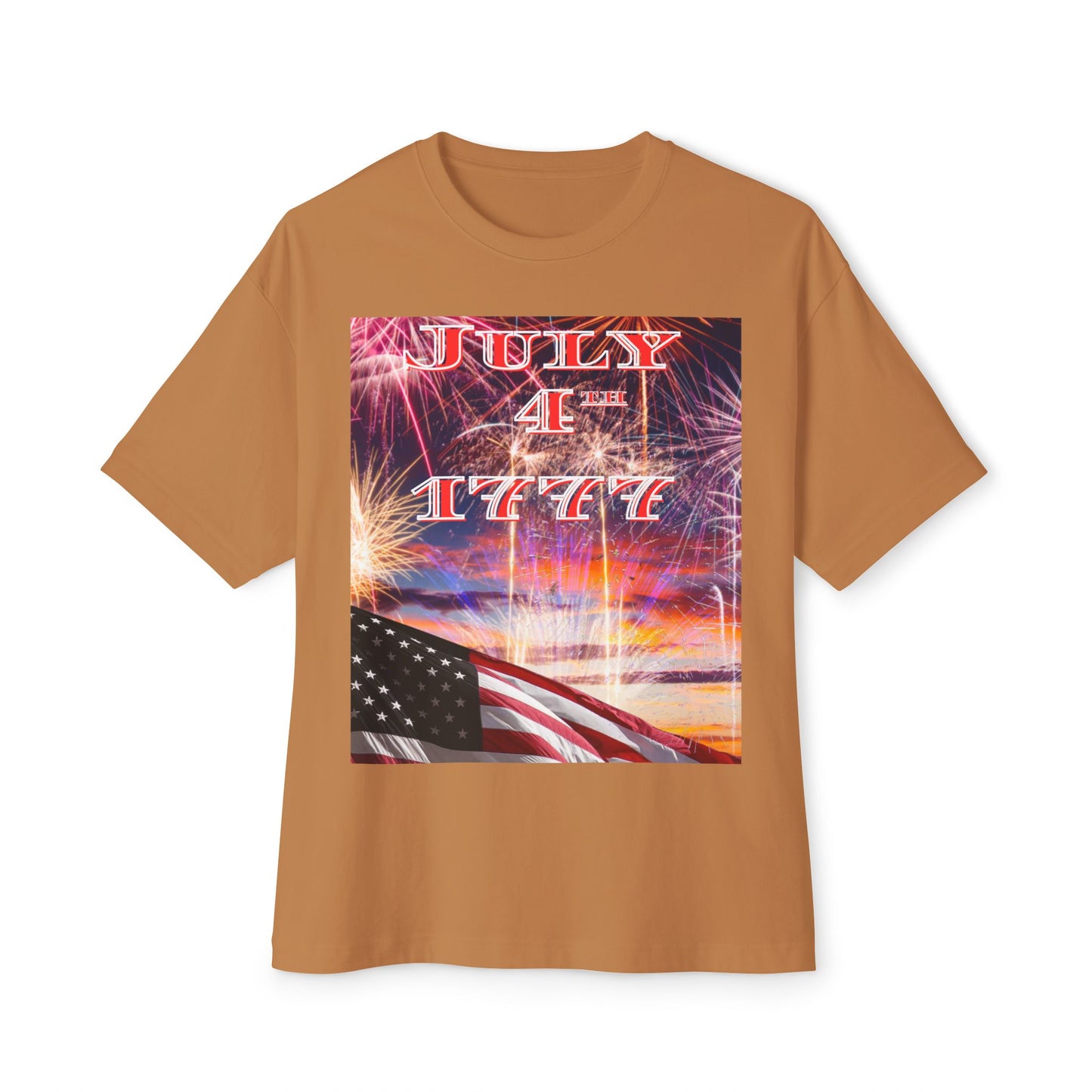 July 4th 1777 Tee – Oversized Box Graphic T-Shirt